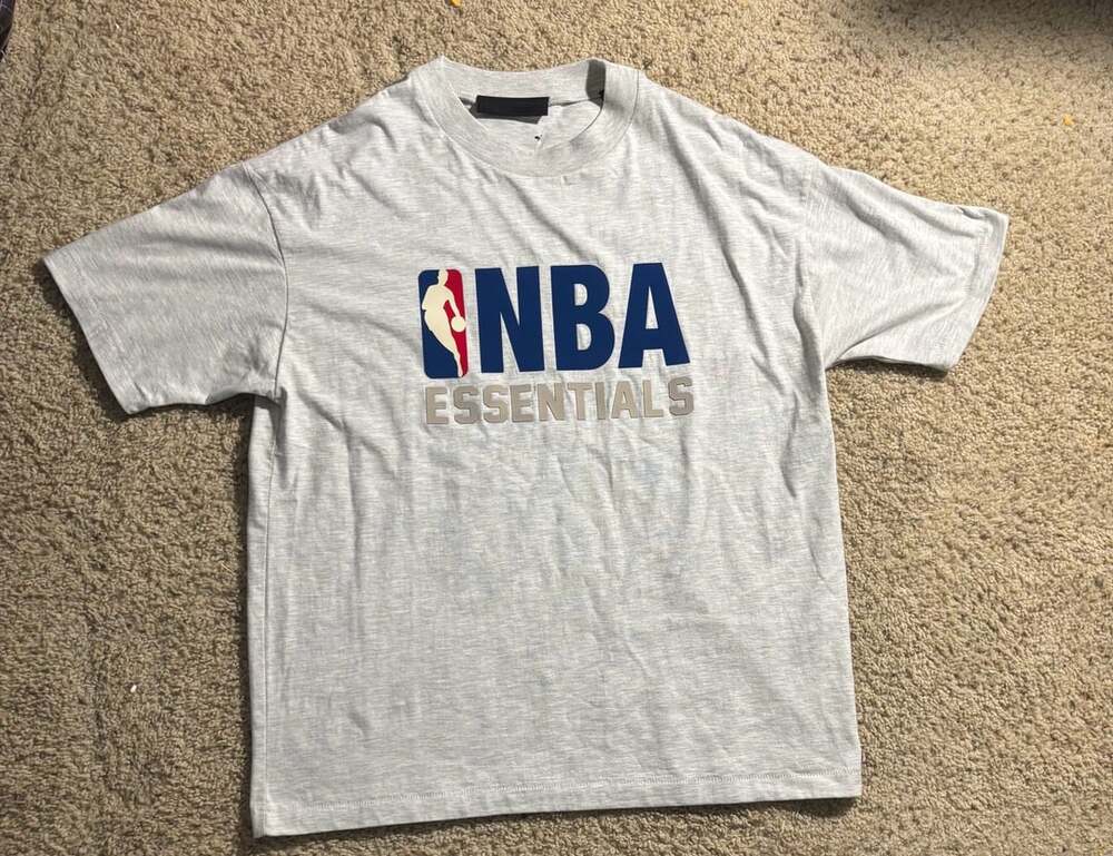 Fear of God Essentials x NBA T-Shirt Light Heather Gray